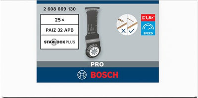 Accessoires Bosch lame de scie plongeante pro paiz 32 apb | 32x60mm | 1 pièce - 2608669130