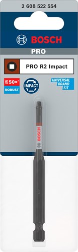 Bosch accessoires pro robertson embout de tournevis à percussion | r2 | 90mm-2608522554