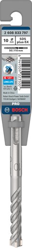Bosch accessoires pro sds plus-5x marteau perforateur | 10 x 50 x 110 mm - 2608833797