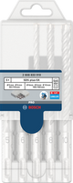 Bosch accessoires pro sds plus-5x jeu de forets à percussion | 5 6 6 8 10 mm | 7 pièces - 2608707246