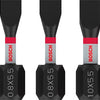 Imp bosch accessoires pro sl act bits | sl4.5 | sl5.5 (x2) | sl5.5 | sl6.5 | 25mm | 5 pièces - 2608521u60