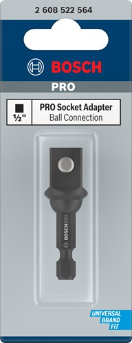 Adaptateur de prise pro Bosch accessoires avec connexion à bille | 1 2 | 50mm-2608522564