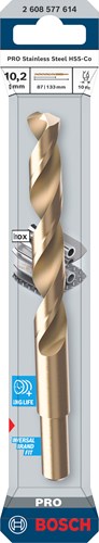 Bosch accessoires pro foret à métaux en acier inoxydable hss-co | mar 338 | 10,2 x 87 x 133 mm - 2608577614