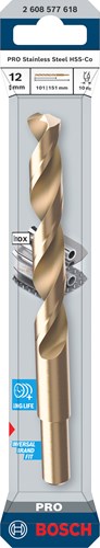 Bosch accessoires pro foret à métaux en acier inoxydable hss-co | mar 338 | 12x101x151mm-2608577618