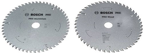 Accessoires Bosch lames de scie circulaire pro bois aluminium | 165 mm | sans fil | 2 pièces - 2608644733