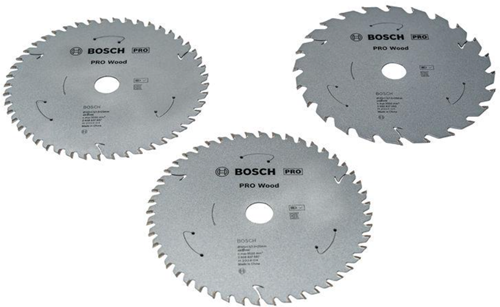 Accessoires Bosch lames de scie circulaire à bois pro | 160 mm | 3 pièces - 2608644729