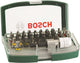 Bosch accessoires promoline jeu d'embouts de tournevis 32 pièces avec code couleur - 2607017560