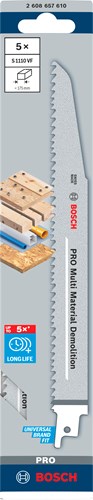 Lame de scie alternative Bosch s1110vf (5pcs)