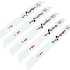 Bosch accessoires lame de scie alternative s1122hf flexible pour bois et métal 5pcs - 2608656021