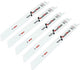 Bosch accessoires lame de scie alternative s1122hf flexible pour bois et métal 5pcs - 2608656021