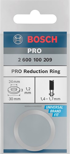 Bosch accessoires bague de réduction pour lames de scie circulaire 30 x 24 x 1,2 mm 1er - 2600100209
