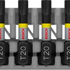 Imp bosch accessoires embout à vis act control t20, 25 mm 8x - 2608522380