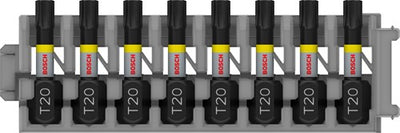 Imp bosch accessoires embout à vis act control t20, 25 mm 8x - 2608522380