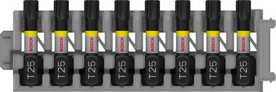Imp bosch accessoires embout à vis act control t25, 25 mm 8x - 2608522381