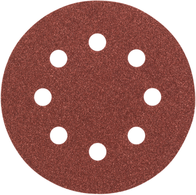 Bosch accessoires feuille abrasive ø115mm | g120 | wp | 8 trous | velcro | 5 pièces - 2609256a18