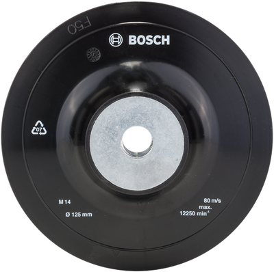 Disque abrasif Bosch pour meuleuse d'angle - système de serrage - 125 mm - m14