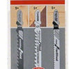 Bosch accessoires set scies sauteuses pour le bois | 15 pièces - 2607011436