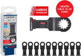 Accessoires Bosch starlock aiz 32 apib bim, bois+métal, incurvé-tec 32 x 50 - pack 10 pièces + expert aiz 32 apilt - 2608902398 - afbeelding 1