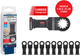 Accessoires Bosch starlock aiz 32 apib bim, bois+métal, incurvé-tec 32 x 50 - pack 10 pièces + expert aiz 32 apilt - 2608902398