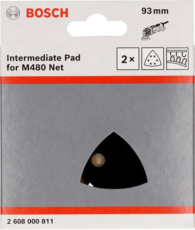 Bosch accessoires chemin intermédiaire, 93x93mm, 2x - 2608000811