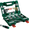 Bosch accessoires jeu de forets et embouts v-line avec tournevis à cliquet et goupille extensible magnétique 91 pièces - 2607017195