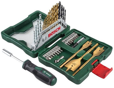 Accessoires Bosch x-line 40 pièces - titane plus | jeu d'embouts de forage et de tournevis | 40 pièces - 2607017334