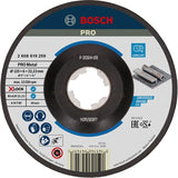 Bosch accessoires x-lock disque abrasif expert pour métal 125x6x22,23mm, courbé - 1 pièce(s) - 2608619259 - afbeelding 1