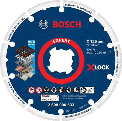 Bosch Expert Diamond Metal Wheel X-Lock Disque de coupe,
