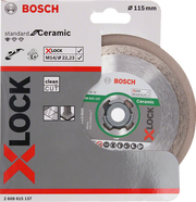 Bosch accessoires x-lock disque diamanté standard pour céramique 115 x 22,23 x 1,6 x 7 mm - 1 pièce(s) - 2608615137 - afbeelding 1