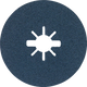 Bosch accessoires disque fibre x-lock, 125mm, g 80, r574, idéal pour le métal - 1 pièce(s) - 2608619162