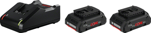 Kit de démarrage de batterie Bosch batteries procore 18v 8,0ah + chargeur