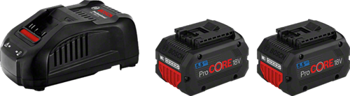 Kit de démarrage de batterie Bosch batteries procore 18v 5,5ah + chargeur