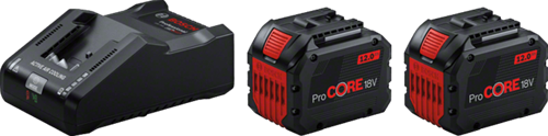 Bosch bleu 2 x procore18v 12.0ah + 1 x gal 18v-160 | jeu de batteries - 1600a02t5w