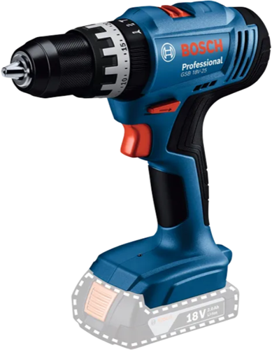 Bosch ensemble combiné bleu 18v perceuse à percussion sans fil gsb 18v-25 + perceuse à percussion gbh 18v-18 +1x2,0ah+gal 18v-20 - 0615a5007p