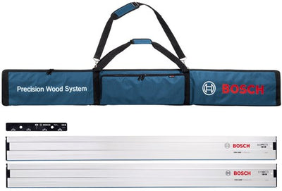 Sac fsn bleu Bosch + 2x rail de guidage fsn 1600 + pièce d'accouplement tôle fsn - 0615990ee8