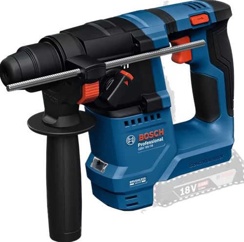 Perceuse à percussion sans fil Bosch bleu gbh 18v-18 | sans piles ni chargeur - 0611927000
