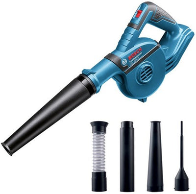 Souffleur à batterie Bosch blue gbl 18v-120 sans batteries ni chargeur, 4 accessoires - 06019f5100