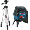 Laser ligne professionnel Bosch bleu gcl 2-15 + trépied bt 150 - 06159940fv