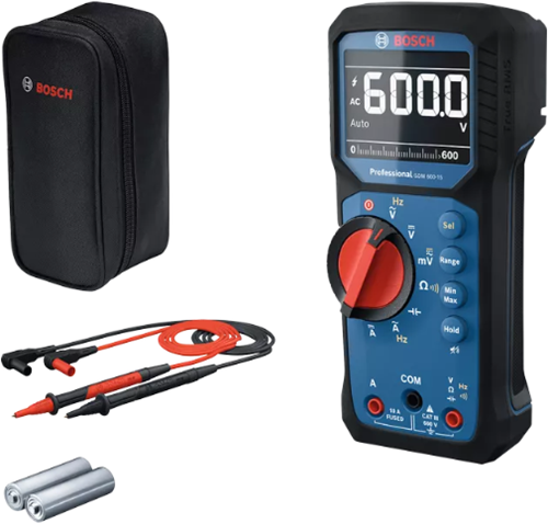 Multimètre professionnel Bosch bleu GDM 600-15 - 0601077300
