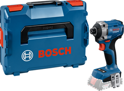 Visseuse à percussion sans fil Bosch GDR 18V-215 bleue | hors batteries et chargeur en l-boxx - 06019n2000