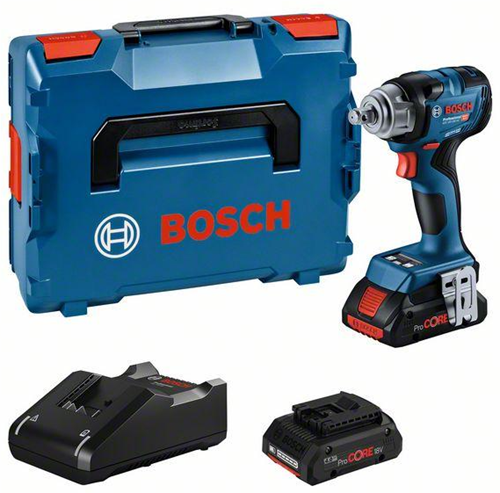 Visseuse à percussion sans fil Bosch blue gds 18v-330 hc | 330 nm | 2 batteries 4,0 Ah + chargeur | en l-boxx - 06019l5002