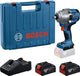 Visseuse à percussion sans fil Bosch blue gds 18v-780 | 2x GBA 18v 5.0 ah et chargeur gal 18v-40 - 06019p4021