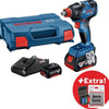 Bosch bleu gdx 18v-200 professionnel | clé à chocs sans fil | ensemble | 2x piles | en l-boxx - 0615990m38