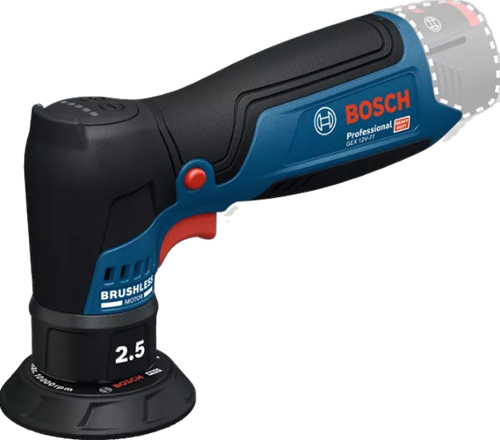 Ponceuse excentrique Bosch bleue gex 12v-77 | sans piles ni chargeur - 06019l2100