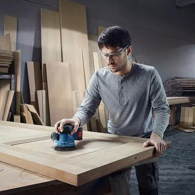 Bosch bleu gex 185-li professionnel | ponceuse excentrique sans fil | 18v | corps | sans chargeurs de batteries | en boîte - 06013a5020