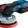 Bosch bleu gex 18v-125 professionnel | ponceuse excentrique sans fil | 18v | corps | sans chargeurs de batteries | en boîte - 0601372201