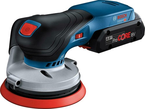 Bosch bleu gex 18v-125 professionnel | ponceuse excentrique sans fil | 18v | corps | sans chargeurs de batteries | en boîte - 0601372201
