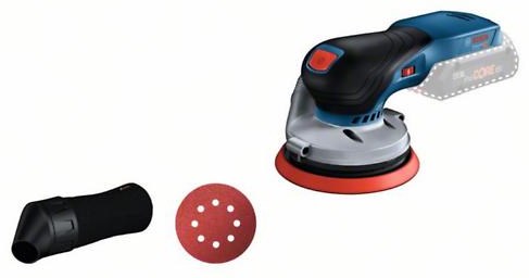 Bosch bleu gex 18v-125 professionnel | ponceuse excentrique sans fil | 18v | corps | sans chargeurs de batteries | en boîte - 0601372201