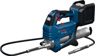 Pistolet graisseur sans fil Bosch bleu gfp 18v-10 | en solo | y compris Attelage 90 et bandoulière | sans batterie ni chargeur - 06019n6000