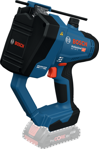 Coupe-fil de batterie Bosch bleu ggc 18v-12 | solo dans l-boxx | y compris lame m6 - m12 | sans batterie ni chargeur - 06019m8001